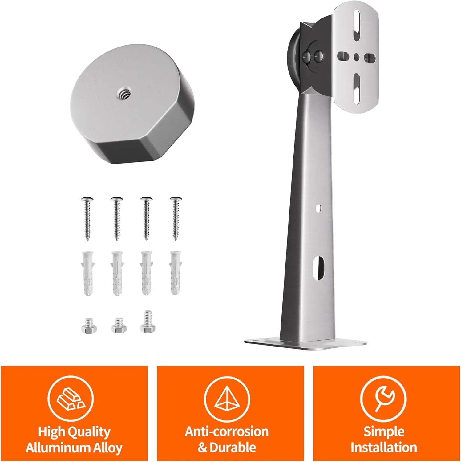 Star V4 Stainless Steel Wall Bracket Signal Eaves Bracket Mini Shelf + Aluminum Block