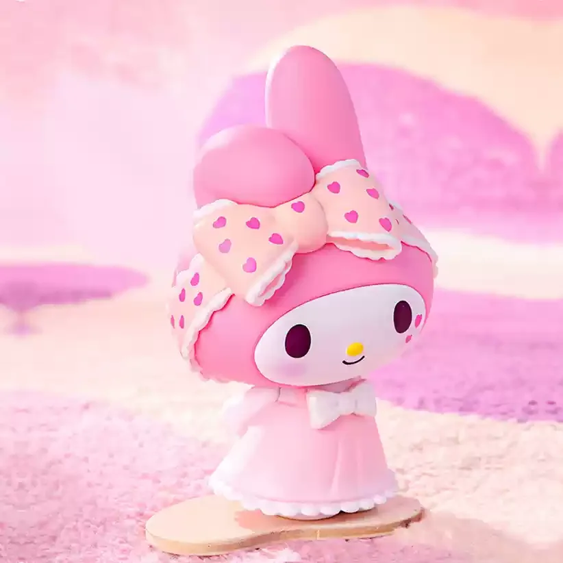 1:1 Высокое качество, реплика Sanrio, одежда для сна, милая мелодия Куроми, глухая коробка, милое украшение ручной работы, украшение для рабочего стола, подарок для девочки