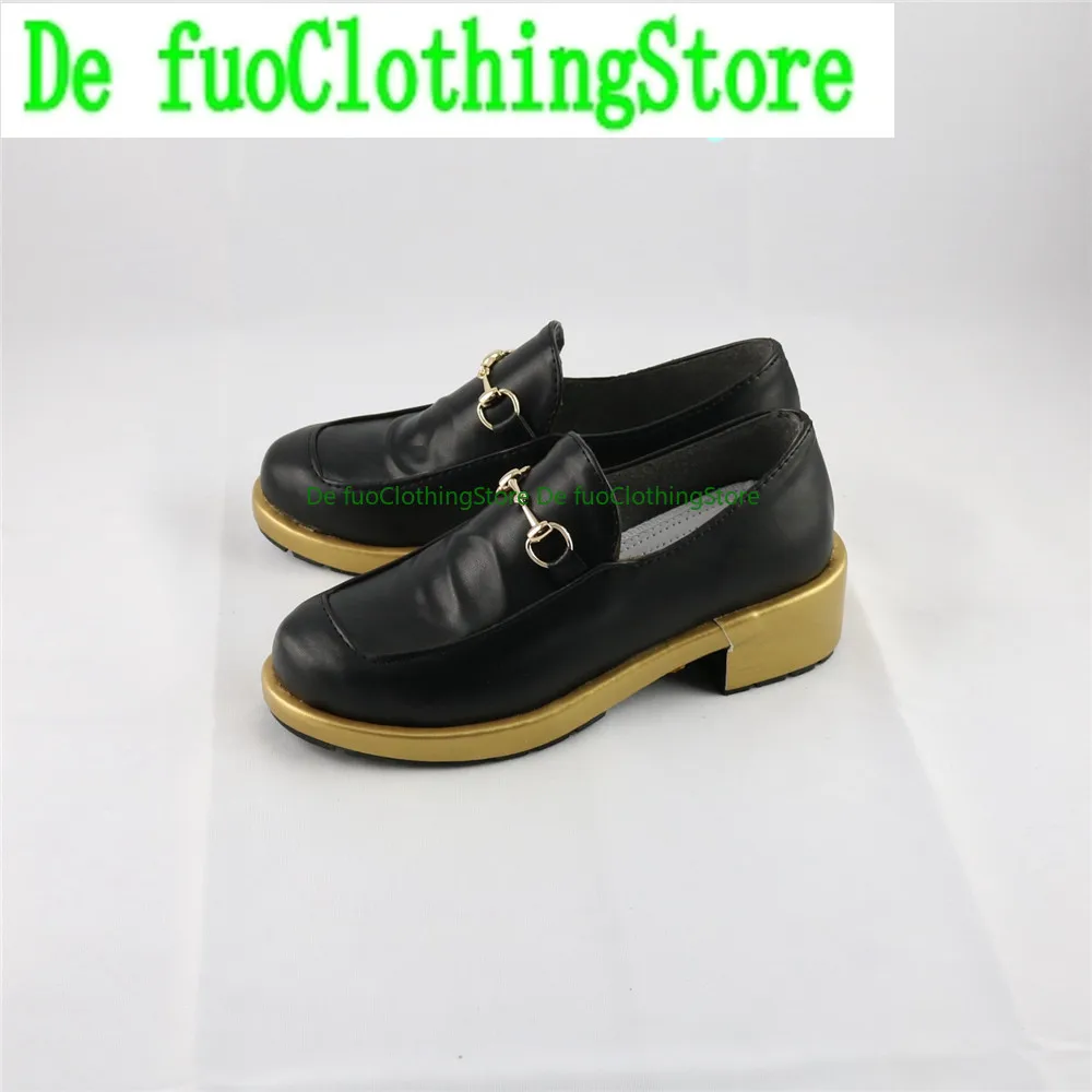 

DefuoClothing Bizarre Adventure Part5 Vento Aureo Обувь для косплея Сапоги Игры Аниме Магазин обуви на Хэллоуин