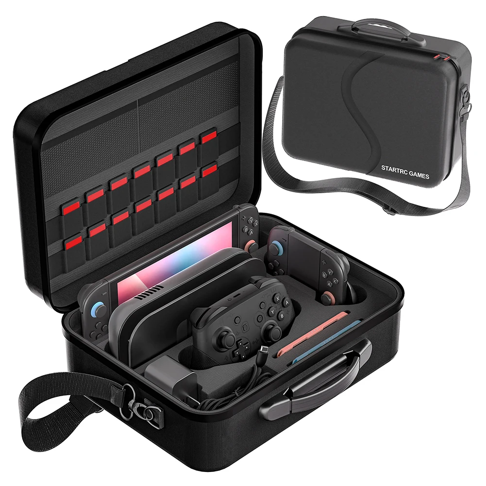 

Portable Storage Bag with Handle and Shoulder Strap Protective Case Waterproof and Shockproof Travel Case for Nintendo Switch2