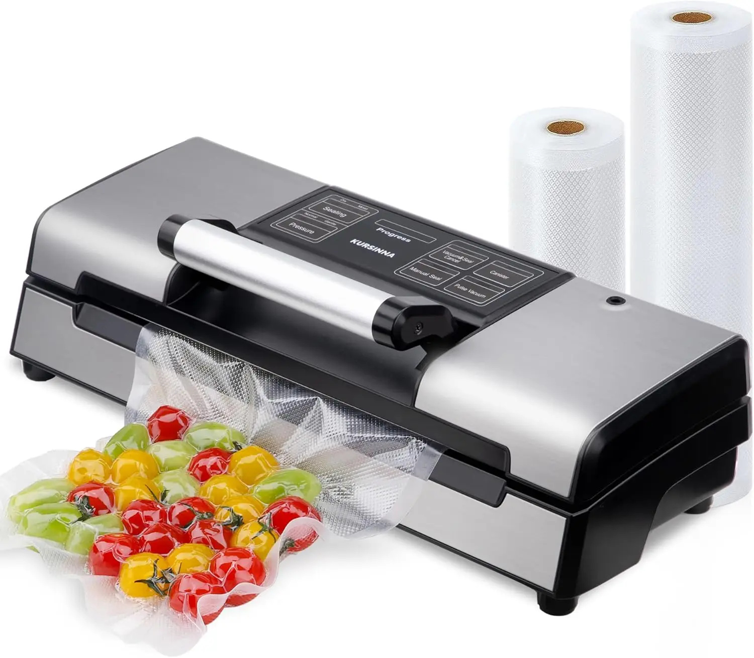 Automatic Vacuum Sealer Machine, 8 in 1 Multi-function Dry/Moist Modes For Food Preservation, Powerful Food Sealer