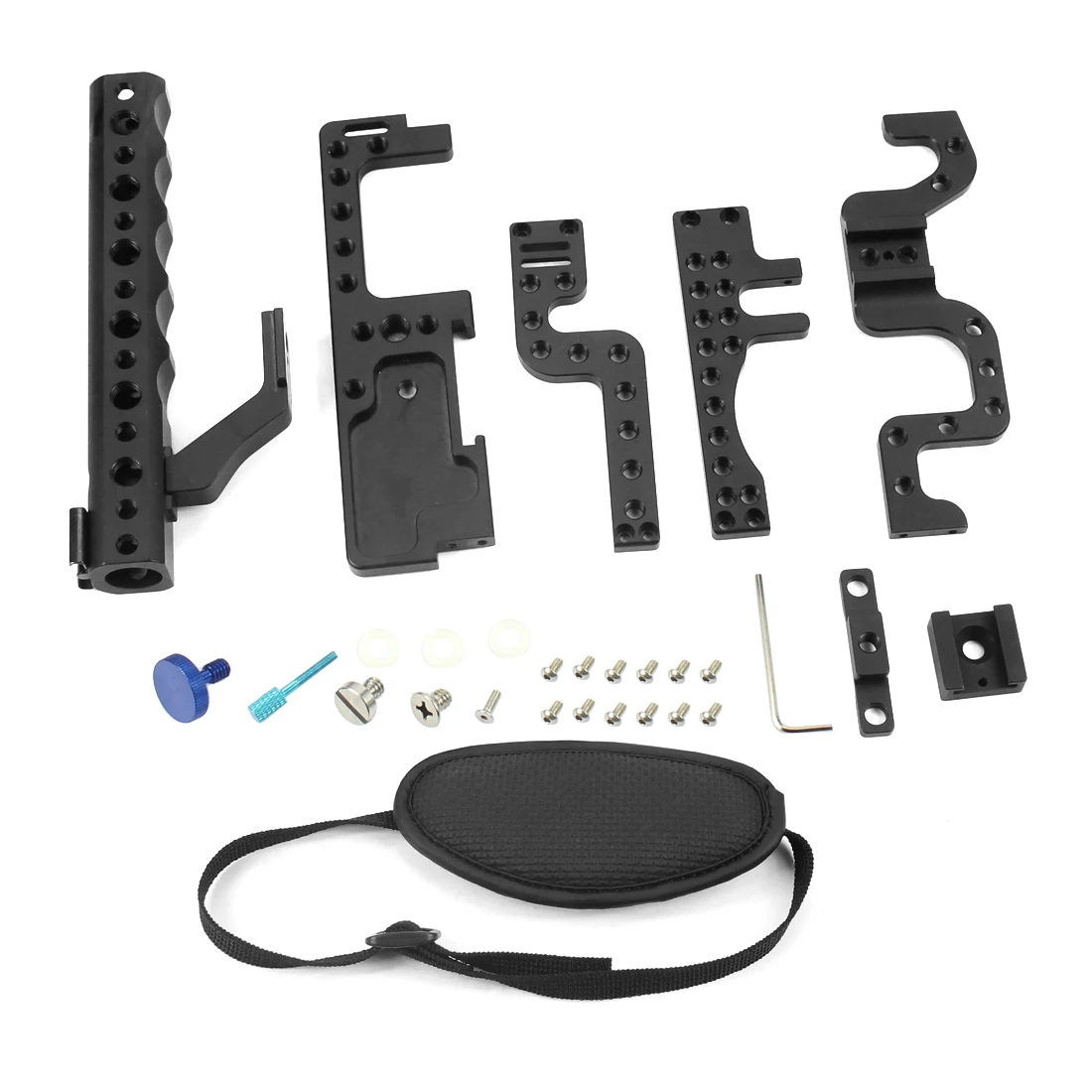 Kamera Käfig Rig GH3 GH4 GH5 Schutz Gehäuse Fall Top Griff Grip für Panasonic Lumix DSLR Video Stativ Verlängerung Kit – Detail 21