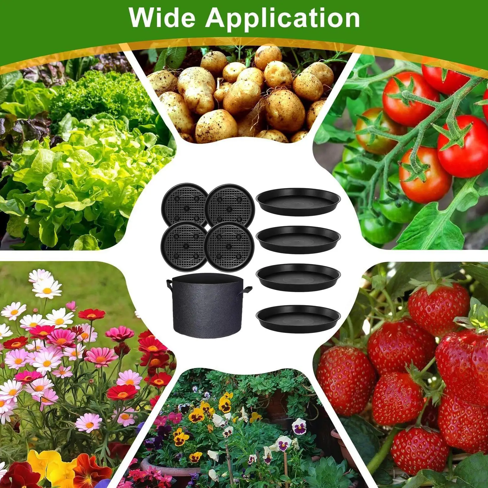 

Поднос для воды для растений, автоматические капельные тарелки для тканевого горшка, герметичный тканевый кашпо, тарелки для полива для сельского хозяйства, прорастание на балконе