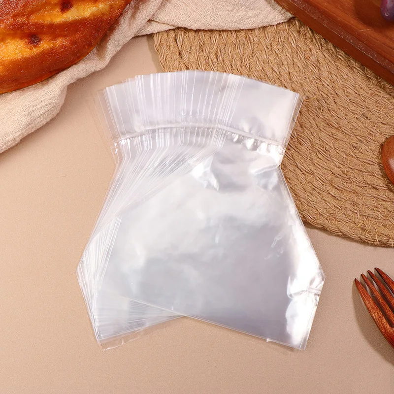 

50Pcs Sushi Rice Ball Packaging Bags Microwavable Food Grade Transparent on-The-Go Lunch Picnic Outdoor Food Wraps