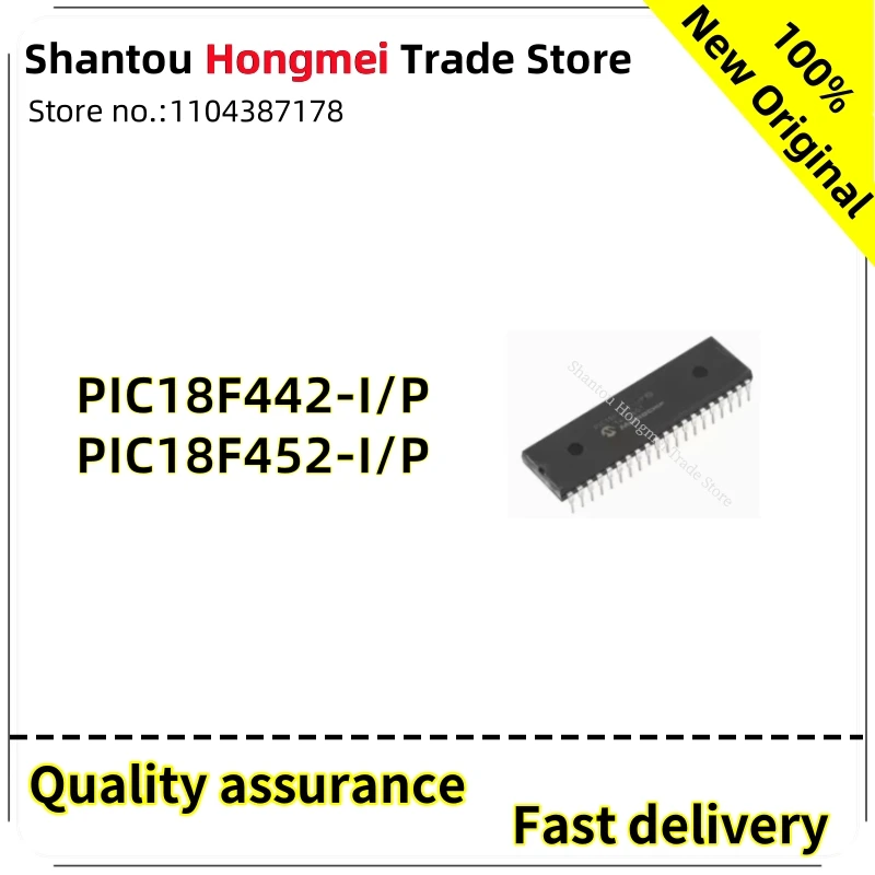 PIC18F442-I/P PIC18F452-I/P DIP40 Microcontrolador chip IC garantia de qualidade novo