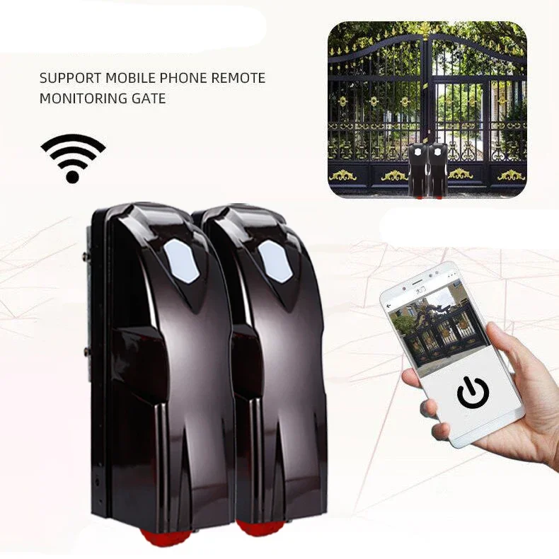 Figure-eight Door Opening Motor Automatic Door Opening Machine Electric Courtyard Villa Remote Control Double Opening Motor