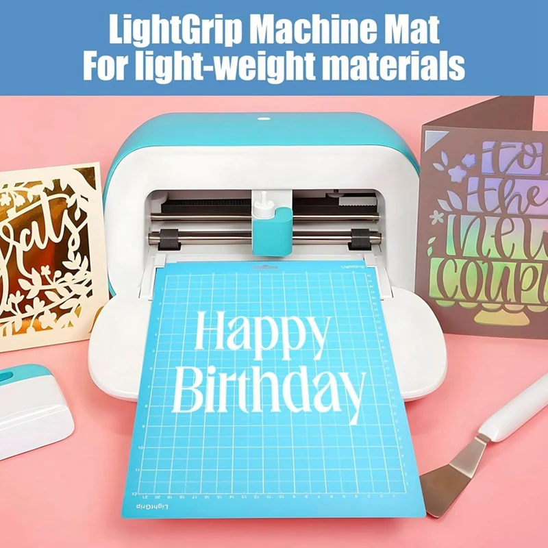 Top-6 Pack Cutting Mat For Joy Xtra, 8.5X12in Adhesive Cutting Mats For Craft, 2 Light Grip, 2 Standard Grip, 2 Strong Grip