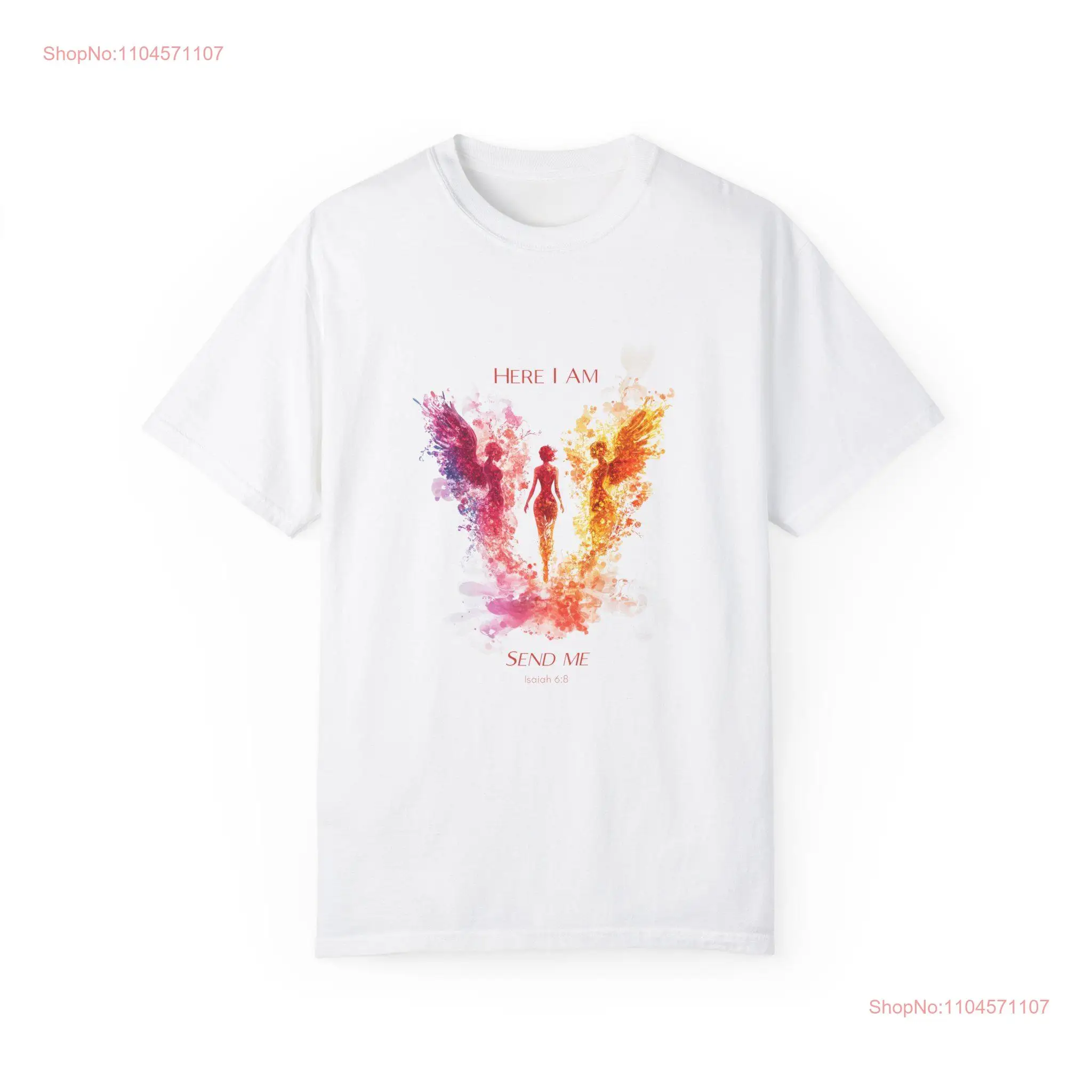 

Футболка «Эе, я отправью меня», духовная мудрость, осознанность для христианского крещения, вдохновляющая Иисая 6, 8