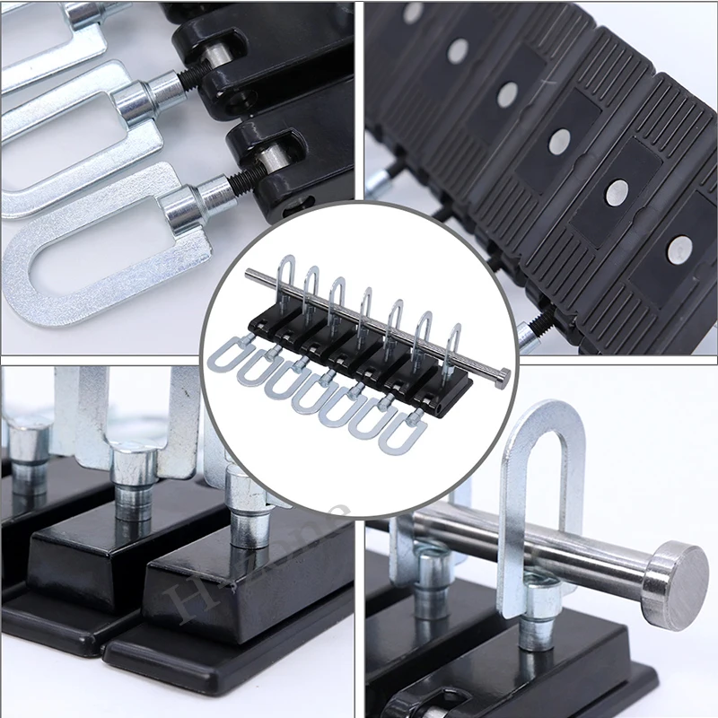 1Set Reusable car dent repair tool paint-free body sheet metal removal tool metal long rod puller heavy duty adhesive puller