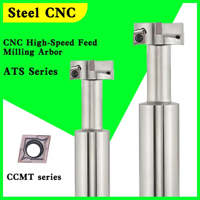 

ATS Trapezoidal Milling Tool, 21-60mm, Heavy-Duty Side & Slot MillingT-Slot Milling Cutter Tool Holder for Machining Center