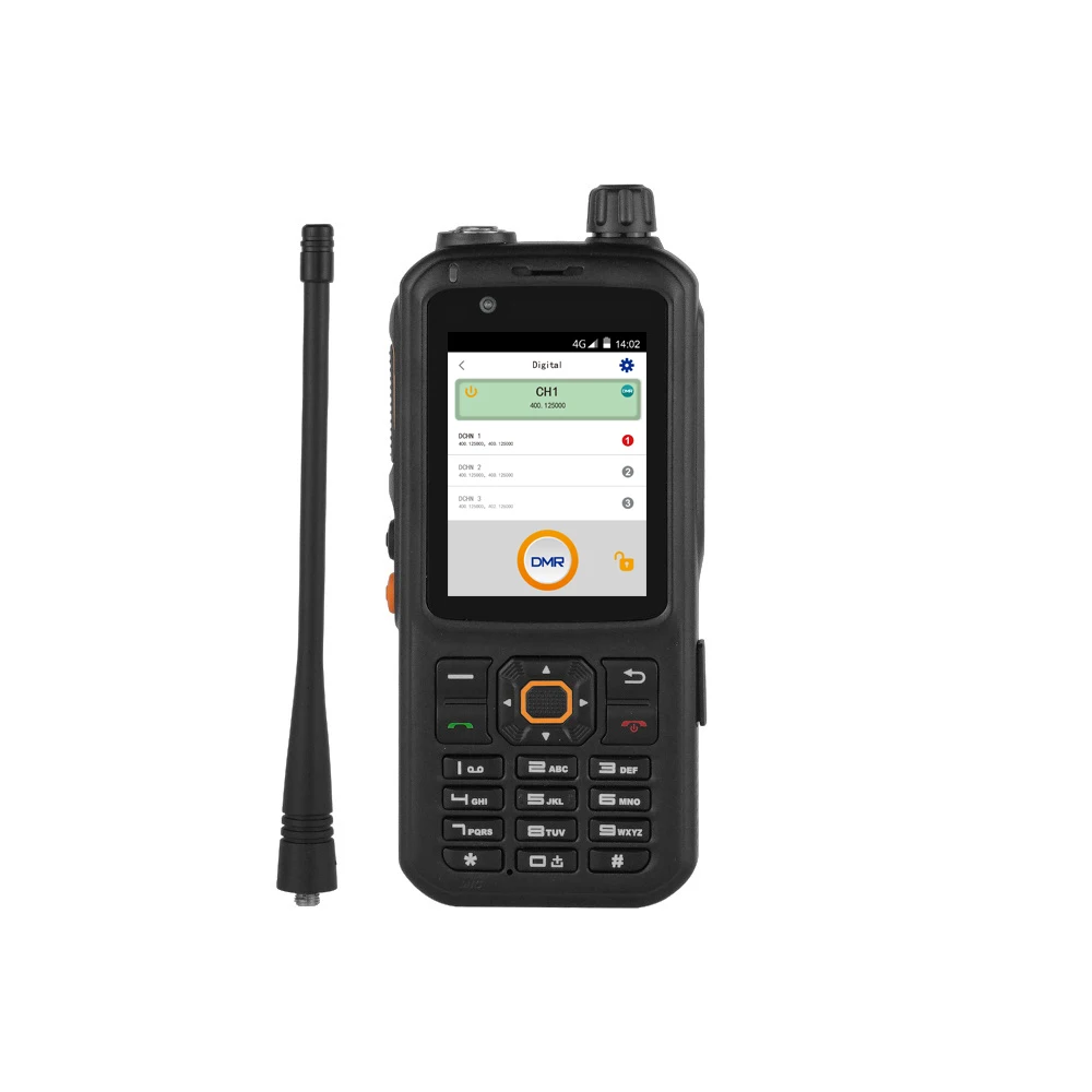 

Handheld Inrico T368 4G PoC walkie talkie support GPS DMR walkie talkie UHF intercom