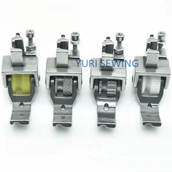 Roller presser foot thick material grooved inlay rope wrapnew leather curtain lockstitch industrial sewing machine parts