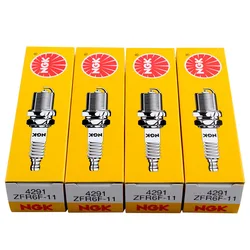 4Pcs NGK Spark Plug ZFR6F-11 4291 for HONDA ACCORD CIVIC CR-V JAZZ CITY FR-V HR-V STREAM STEPWGN DODGE NITRO FAW HAIMA FAMILY