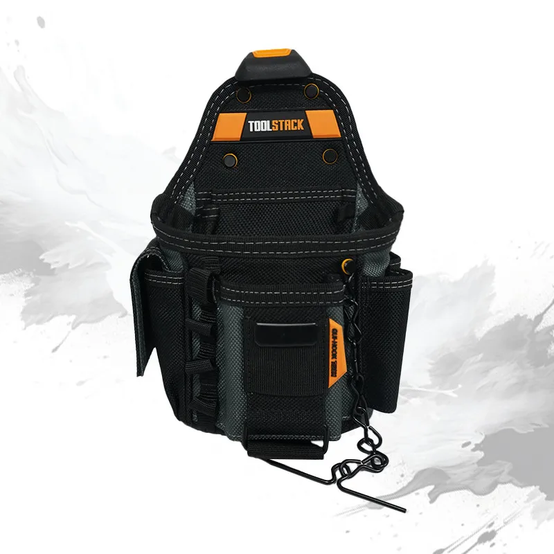 TOOLSTACK TSK-34 Small Electrician Pouch Multi-functional Portable Tool Storage Bag Sturdy Durable Toolkit Work Bag