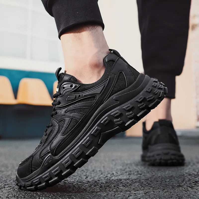 Wasserdichte, rutschfeste, verschleißfeste und langlebige Arbeitssicherheitsschuhe für Herren für Frühling und Herbst