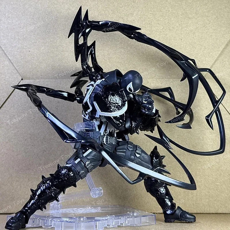 ألعاب Ct سبايدرمان Shf Agent Venom شخصية مذهلة ياماغوتشي الرجل العنكبوت مايلز موراليس أنيمي شخصيات الحركة ألعاب هدايا مخصصة