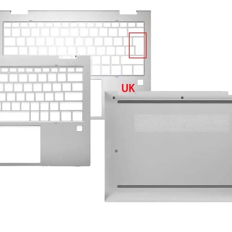 

Laptop LCD Back Cover For X360 830 G9 G10 835 G9 G10 Palmrest Upper Top Case Lower Bottom Cover Shell Silver
