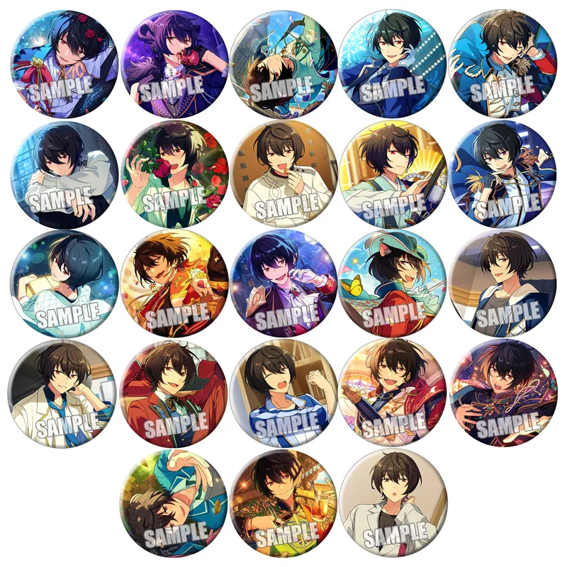 Ensemble Stars knights Sakuma Ritsu ROund Icons Metal badges Brooch