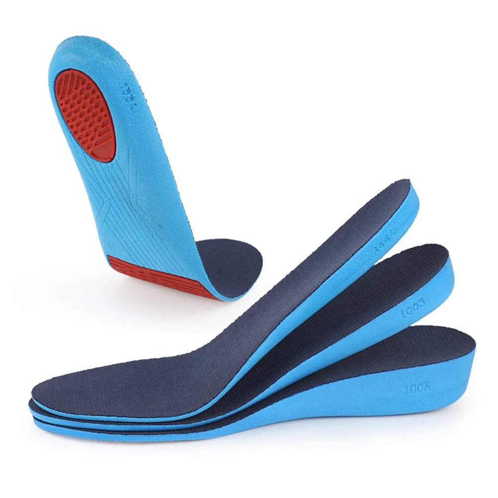 

1Pair 1.7cm Height Increase Insoles Non-Slip Ventilation Perspiration Healthcare Invisible Shoe Pads for Sneakers Boots