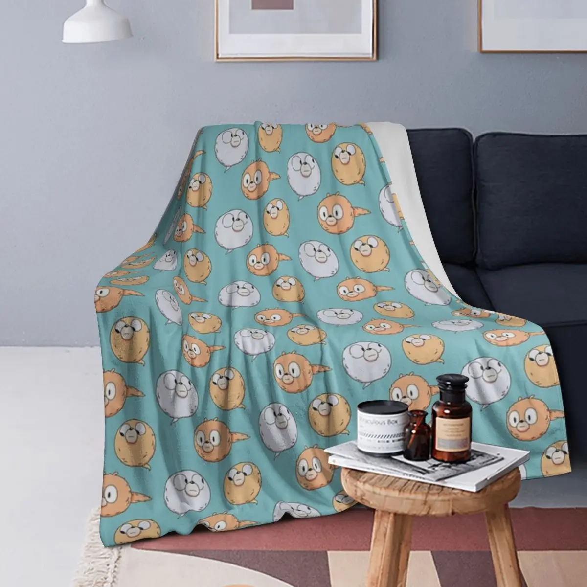 

Woffs Hilda Blanket Soft Warm Flannel Throw Blanket Bedspread for Bed Living room Picnic Travel Home Sofa