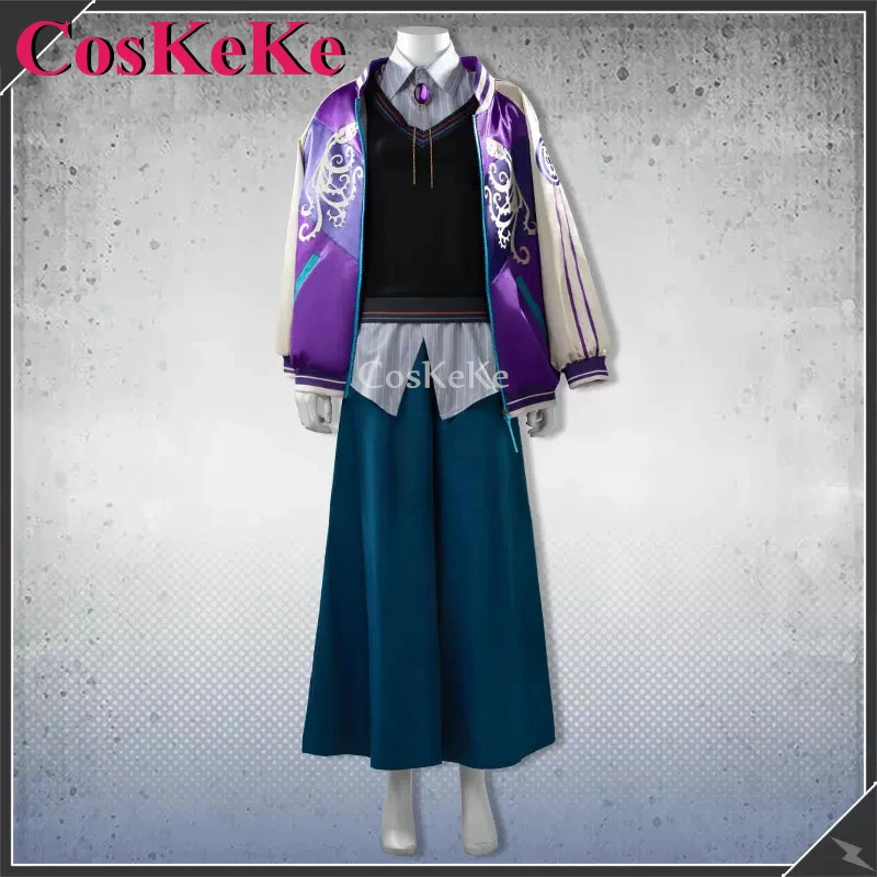 【Customized】CosKeKe Hoshirube Sho Cosplay Anime VTuber Costume Fashion Handsome Uniform Halloween Party Role Play Clothing New