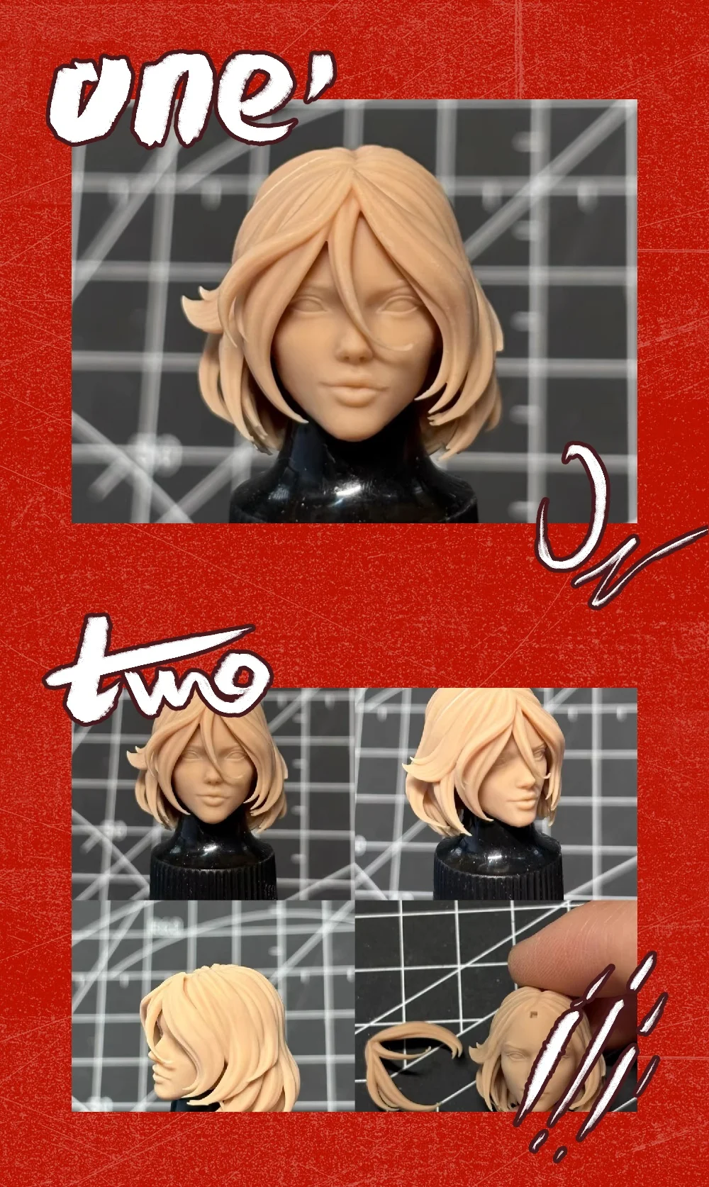 

【30 дней сделано】Белая модель в масштабе 1/12, полицейская Rogue Rosha Girl, Анна Мари для 6 дюймов, фигурка Romaneky, неокрашенная резьба на голову