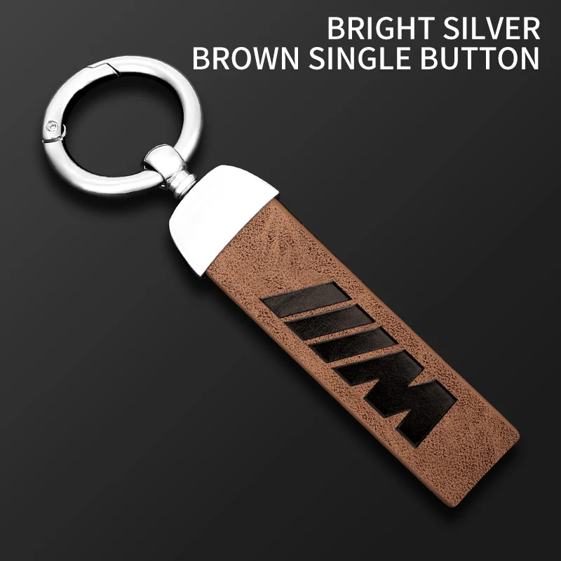 New Alloy Metal Car Emblem Key Chain Ring Keyring For BMW M X2 X3 X5 X6 E46 E39 E90 E36 E60 E34 E30 F30 G20 Keychain Accessories