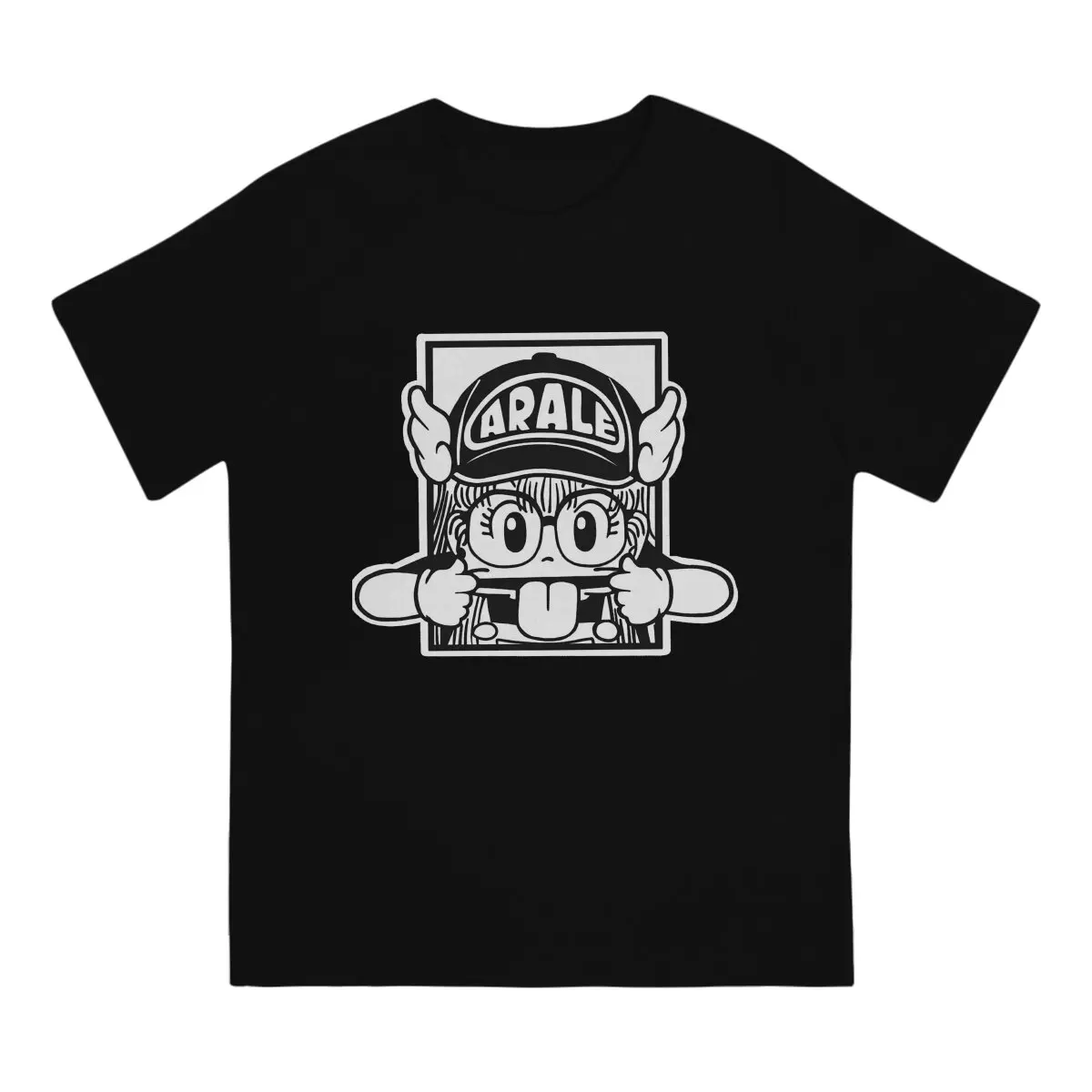 Arale-drスタイルのポリエステルTシャツ,半袖,代替品