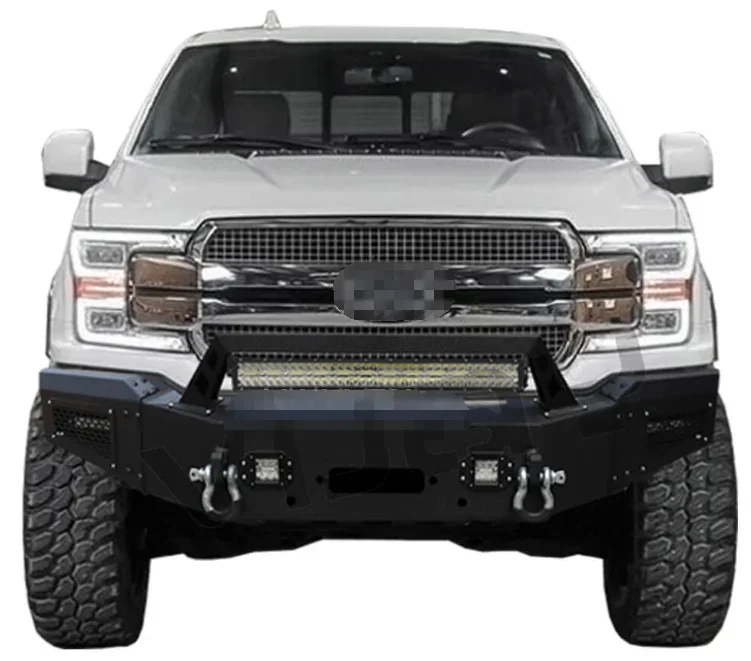 2018-2020 Bumper Offroad Accessories Led Lights D-Rings Pickup Truck Front Bumper Rear Bumper for F150