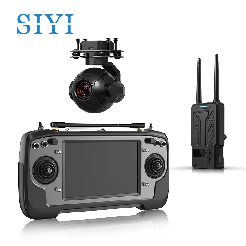 SIYI MK32 HM30 DUAL Combo Handheld Ground Station Full HD Image Transmission with Dual Operator and Remote Control Relay CE FCC