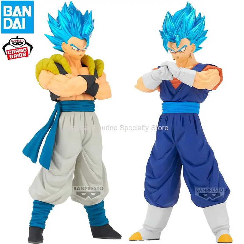 BANDAI In Stock BANPRESTO Blood of Saiyans Special BOS Dragon Ball Super Gogeta Vegetto Anime Action Figure Toy Model Collection