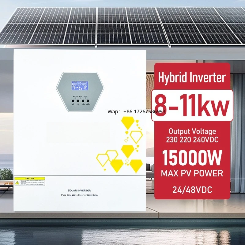 

China Wholesale Inverter Solar System 48v 2 3 Phase 11kw 10kw 5000w 6kw 8kw 7kw Hybrid Solar Inverter Batteryless