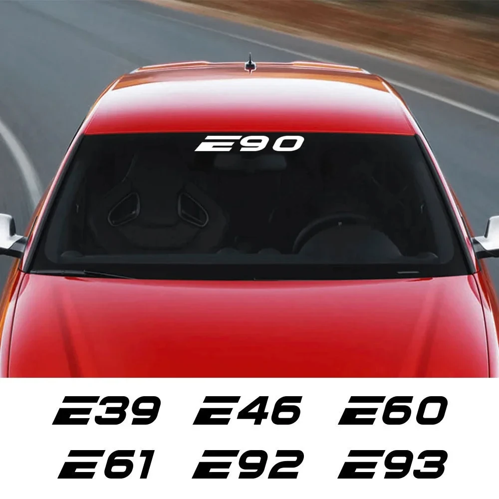 ملصق الزجاج الأمامي للسيارة ، ملحقات ديكور السيارات ، التقدم بطلب للحصول على BMW E39 ، E46 ، E60 ، E90 ، E28 ، E30 ، E34 ، E36 ، E53 ، E61 ، E62 ، E87 ، E91 ، E92