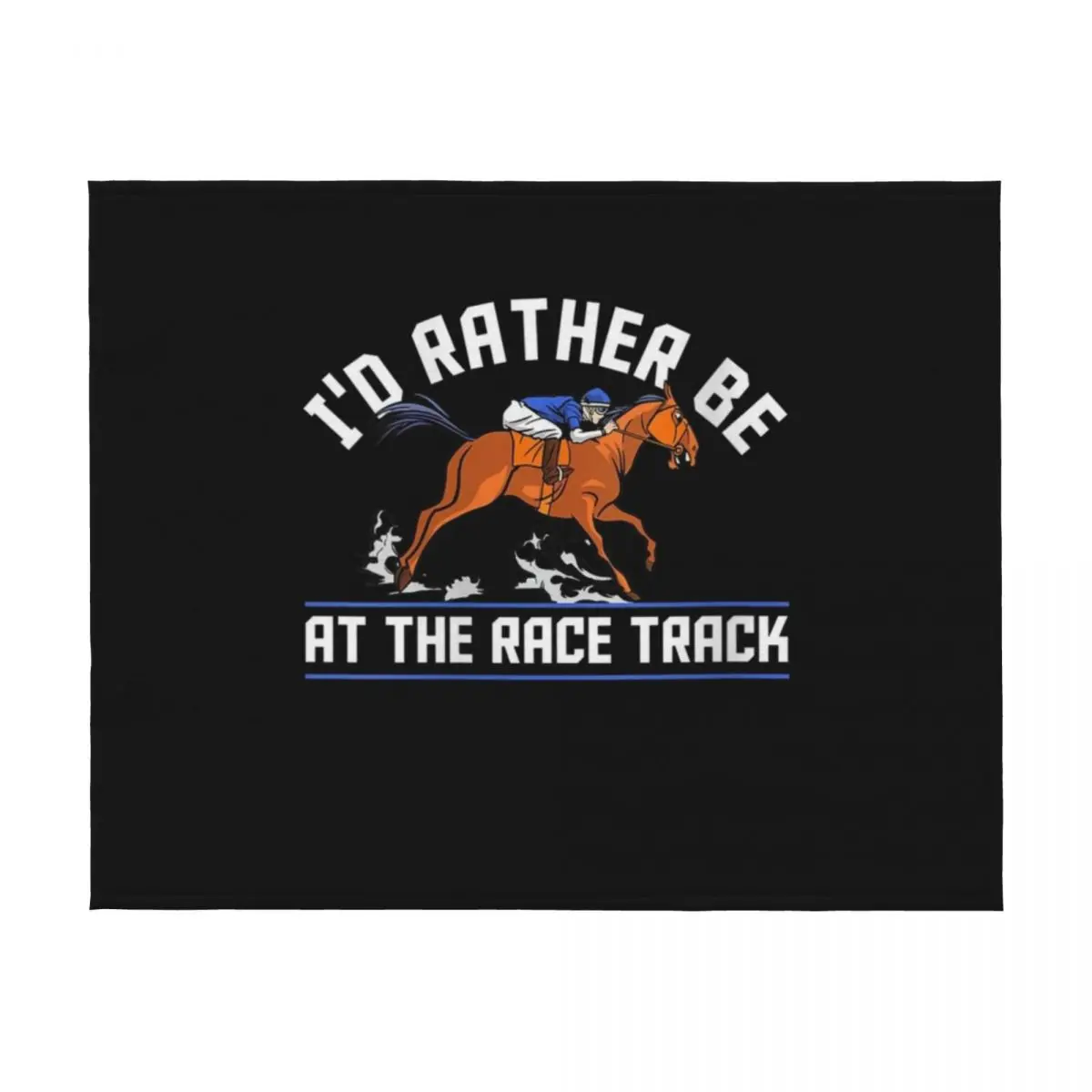 Id أفضل أن تكون في مسار السباق، بطانية رمي فاخرة وفضفاضة، أنعم، بطانيات مرجحة #2