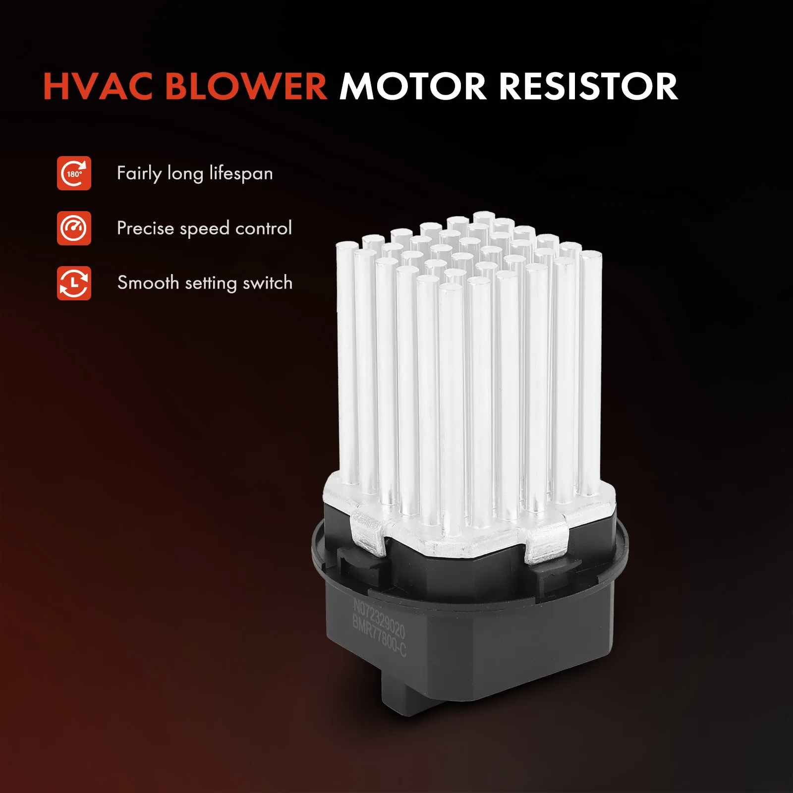 

HVAC Blower Motor Resistor for Mercedes-Benz Mini Dodge Volvo Land Rover Porsche 68012613AA, 2048707710, 351321491, A2048707710