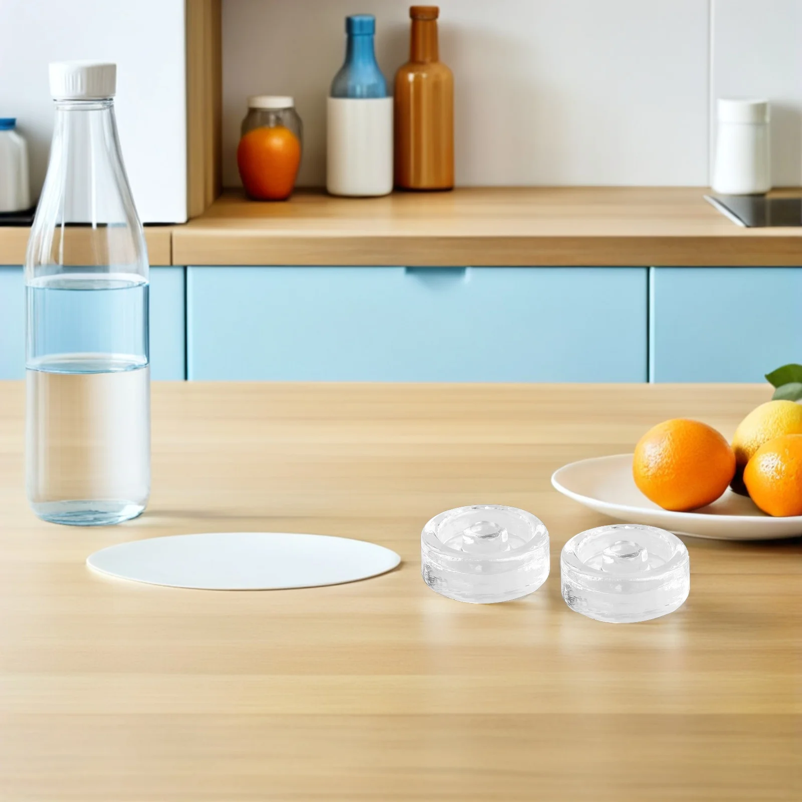 2 قطعة غطاء زجاجي للتخمير قسط عملي سهل قبضة مخلل جرة التخمير الوزن الزجاج الأوزان غطاء