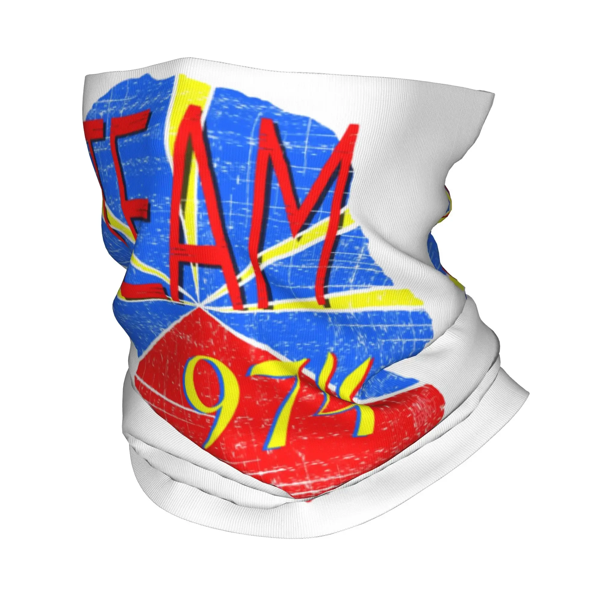 Nouveau cache-cou unisexe avec drapeau de l'île de la Réunion volcanique française 974, protection UV pour le visage, écharpe bandana d'hiver pour la randonnée