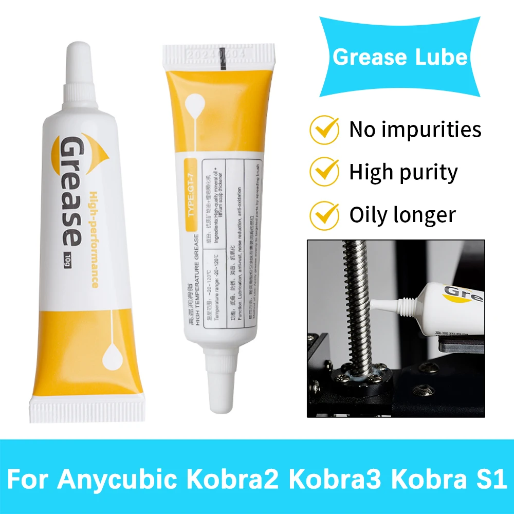 Gear Grease Lube For 3D Printer Reduce Noise Good Lubrication Effect Lubricating Oil For Anycubic Kobra2 Kobra3 Kobra S1