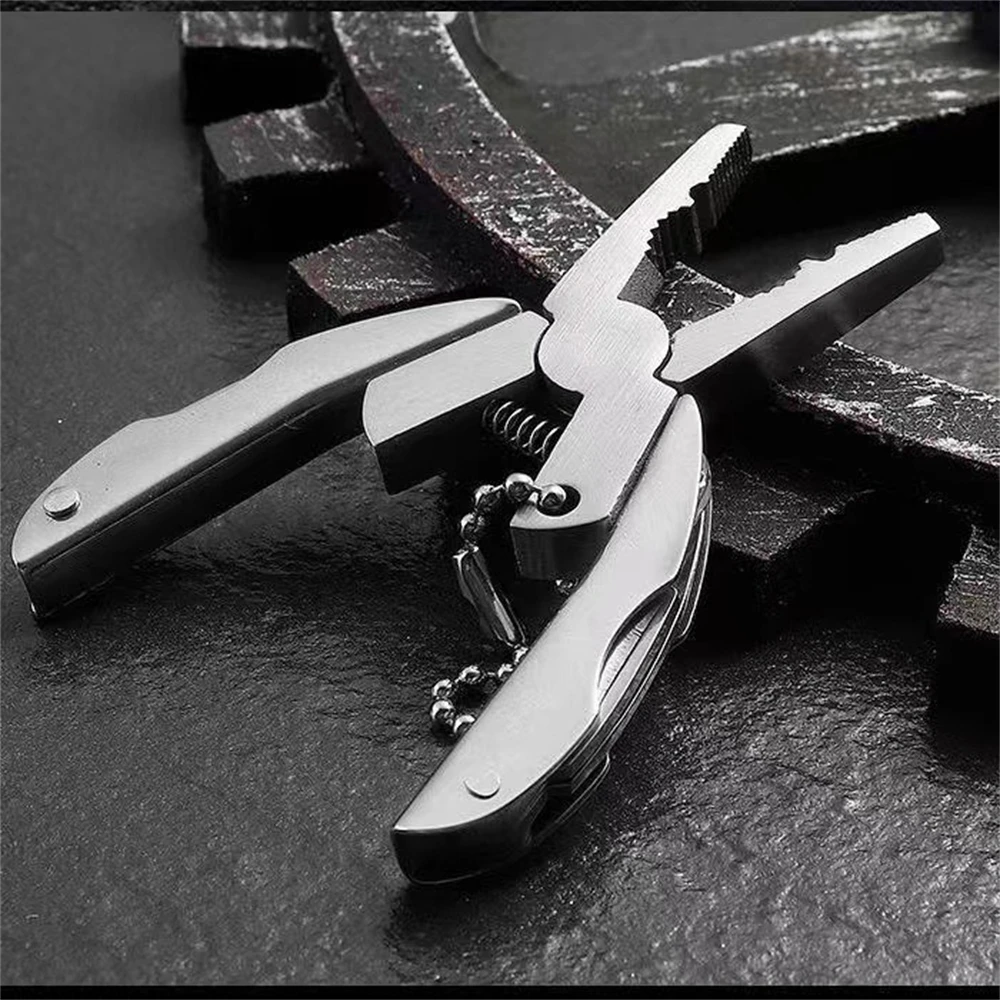 Stainless Steel Outdoor Portable Multitool Pliers Knife Keychain Screwdriver Multi Tools Mini Pliers Herramientas Multi Tool