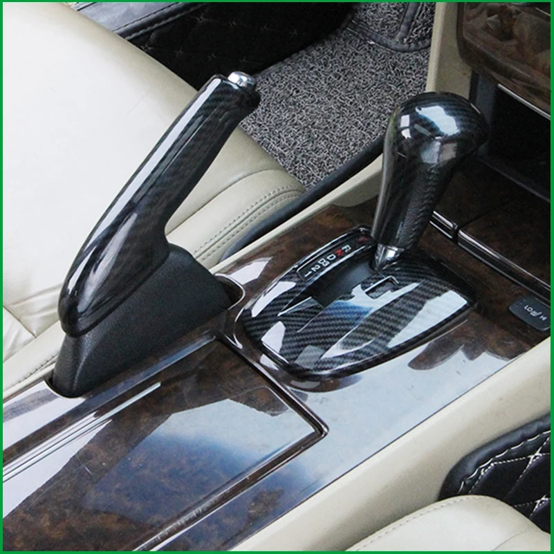 

Car Styling For Honda Accord 2008-2012 Handbrake Handle Gear Shift Knob Sticker Panel Cover Trim Moldings Auto Accessories