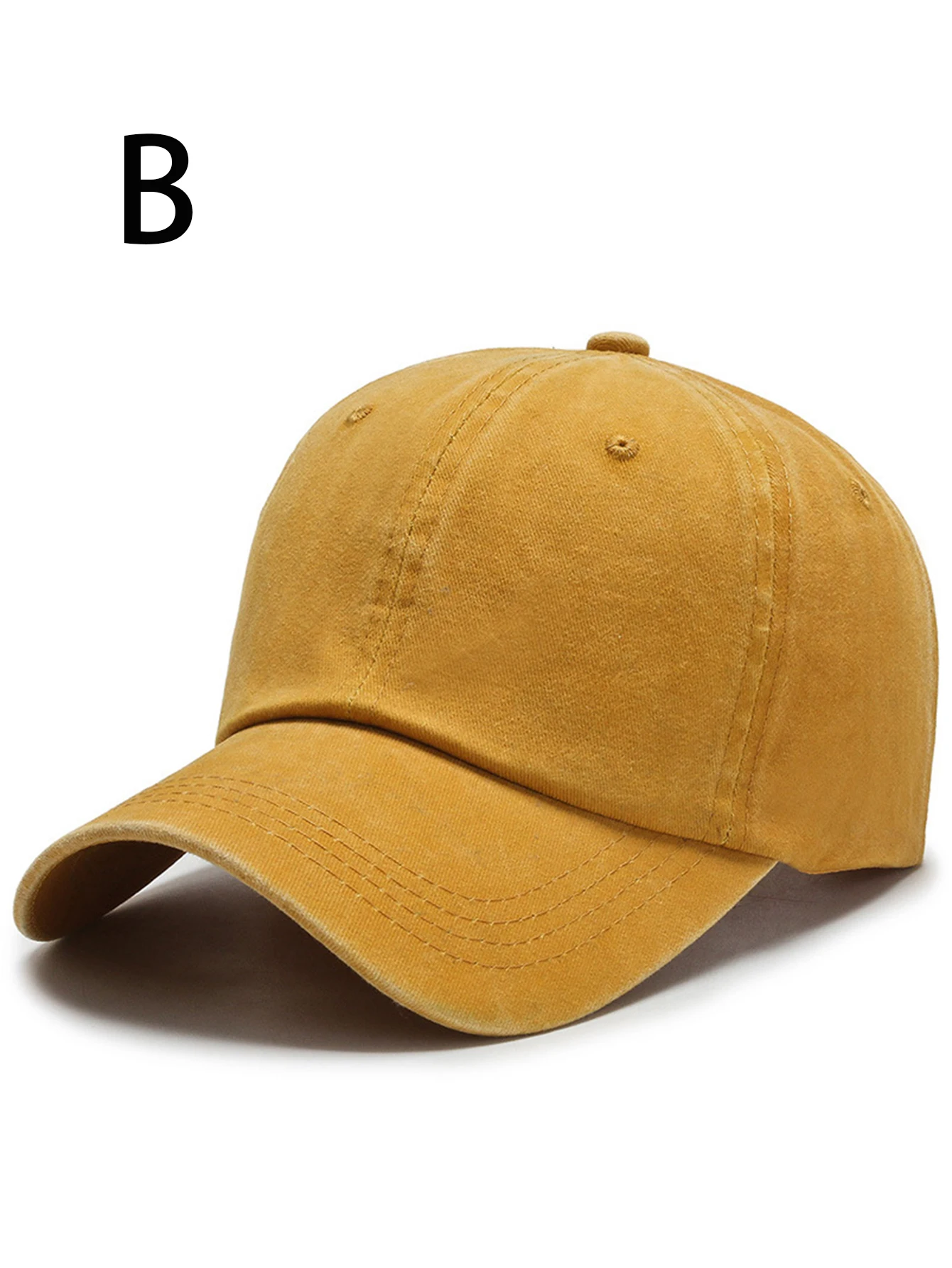 1 للجنسين يرتدي قبعة بيسبول قطنية عصرية طوال الموسم