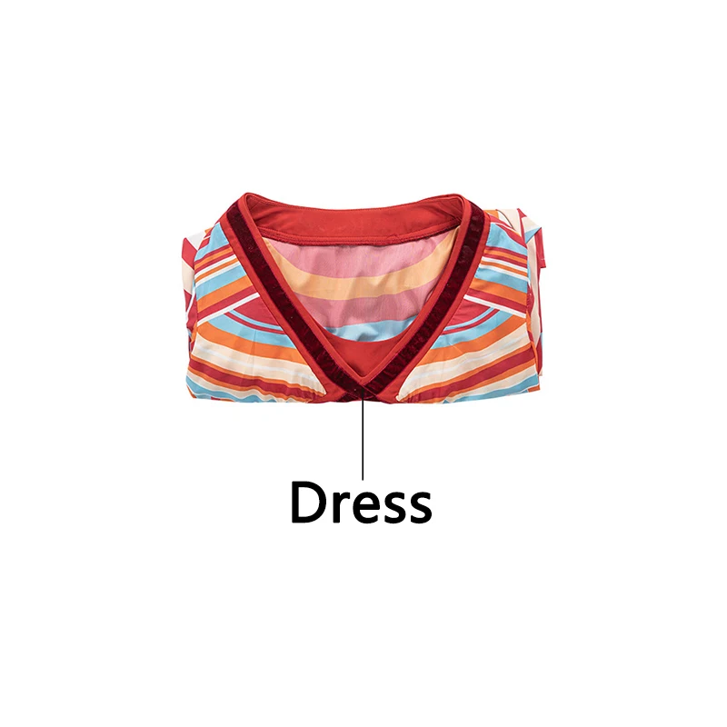 Wanda Vision Pregnancy Dress Cosplay Scarlet Witch Costume Maximoff Suit Halloween Carnival Costumes Women Maternity Dress view 6