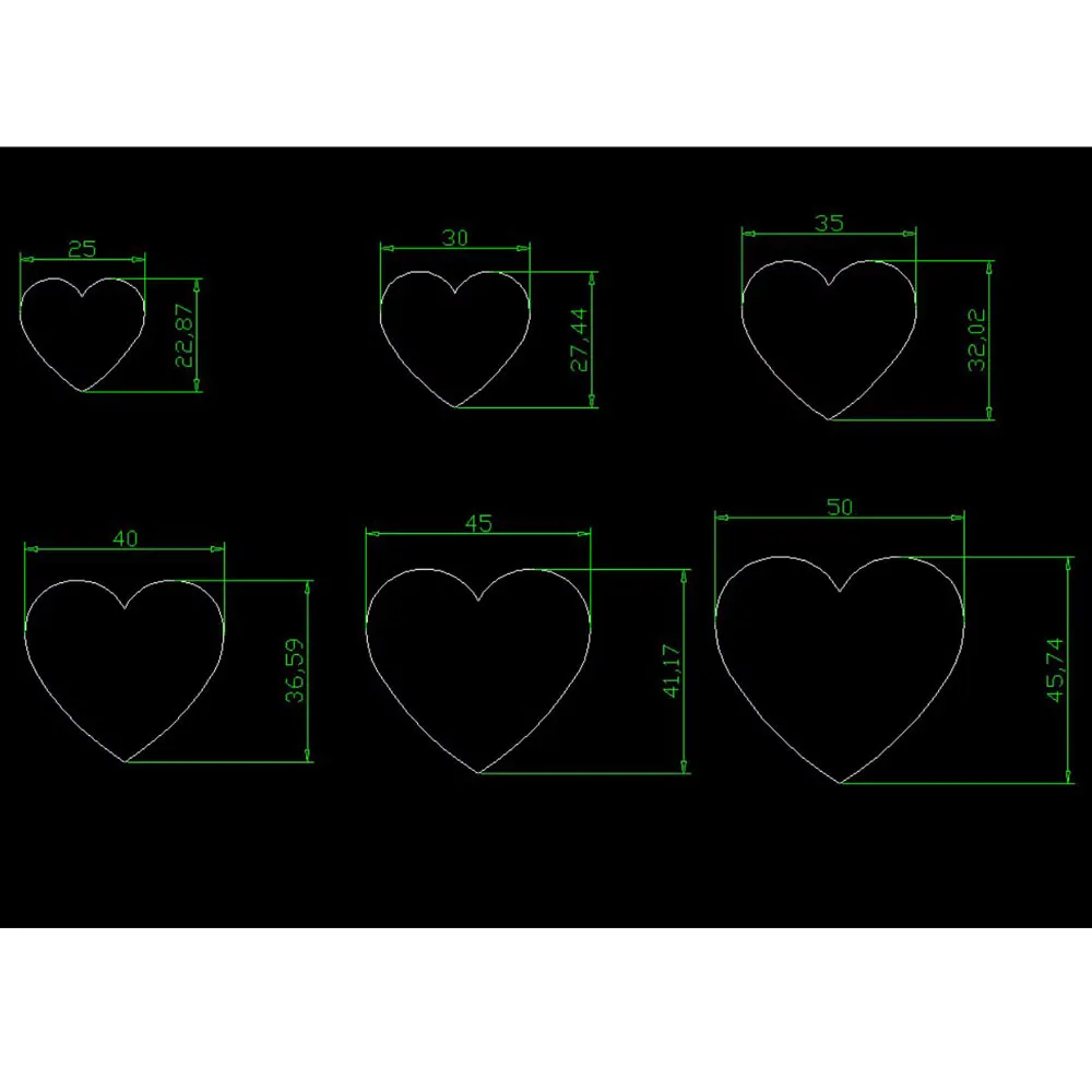 Heart shape leather craft template cutter cup mat coaster die cutting knife mold leather hole punches Steel Blade Rule Die Cut