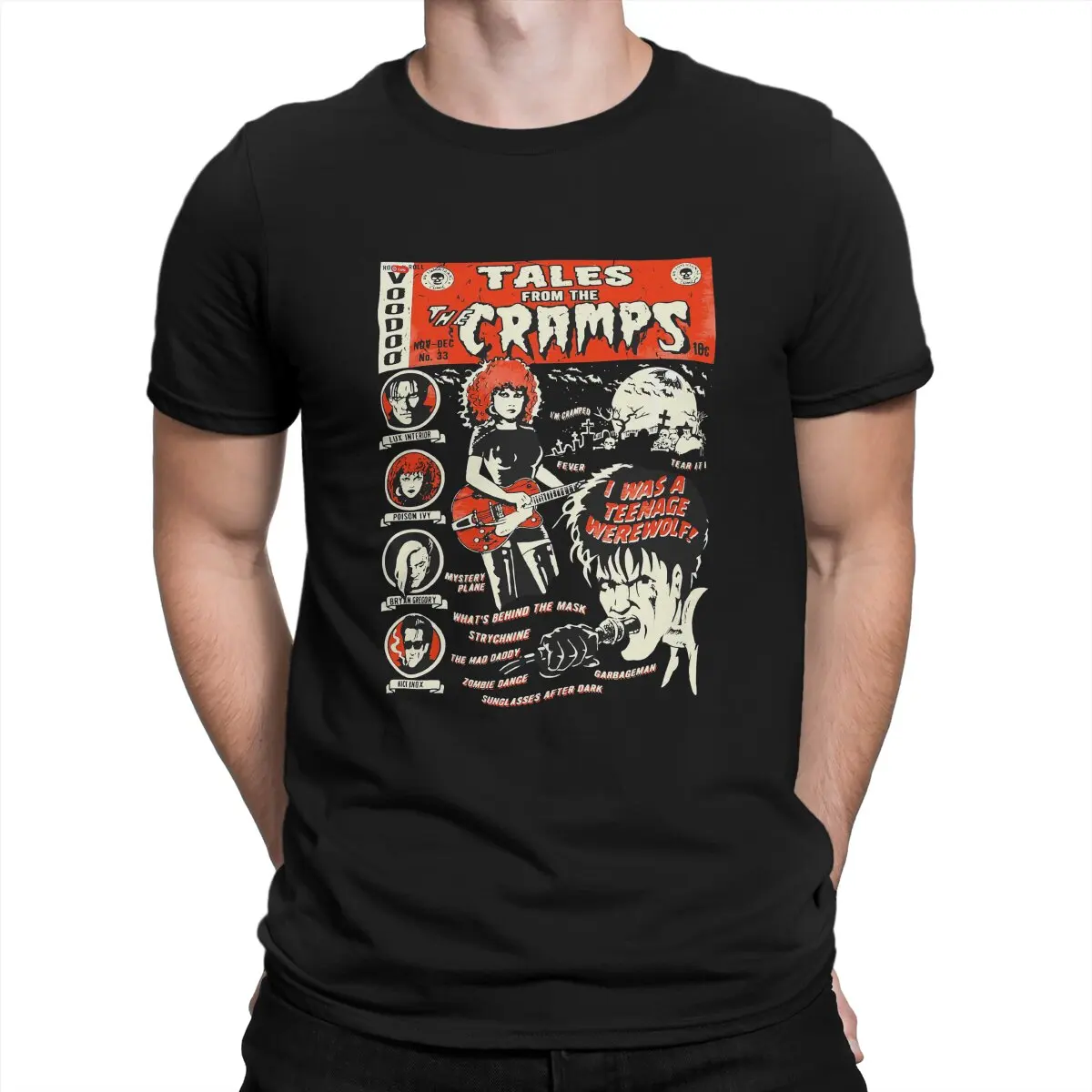 Men I Was A Teenage T Shirt The Cramps Cotton Clothes Vintage Short Sleeve O Neck Tee Shirt Gift Idea T-Shirt