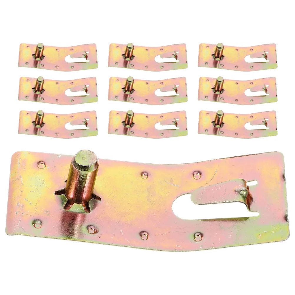 10 clip di sicurezza per racking per pallet, a goccia, zincate, durevoli, resistenti all'usura, connettore per fascio di magazzino, universale