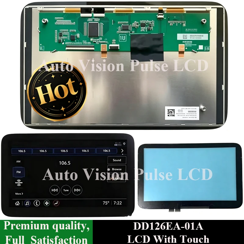 Ecran-lcd-126-pouces-dd126ea-01a-avec-ecran-tactile-pour-siege-arriere-pour-gmc-yukon-chevy-tahoe-suburban-2021-2024