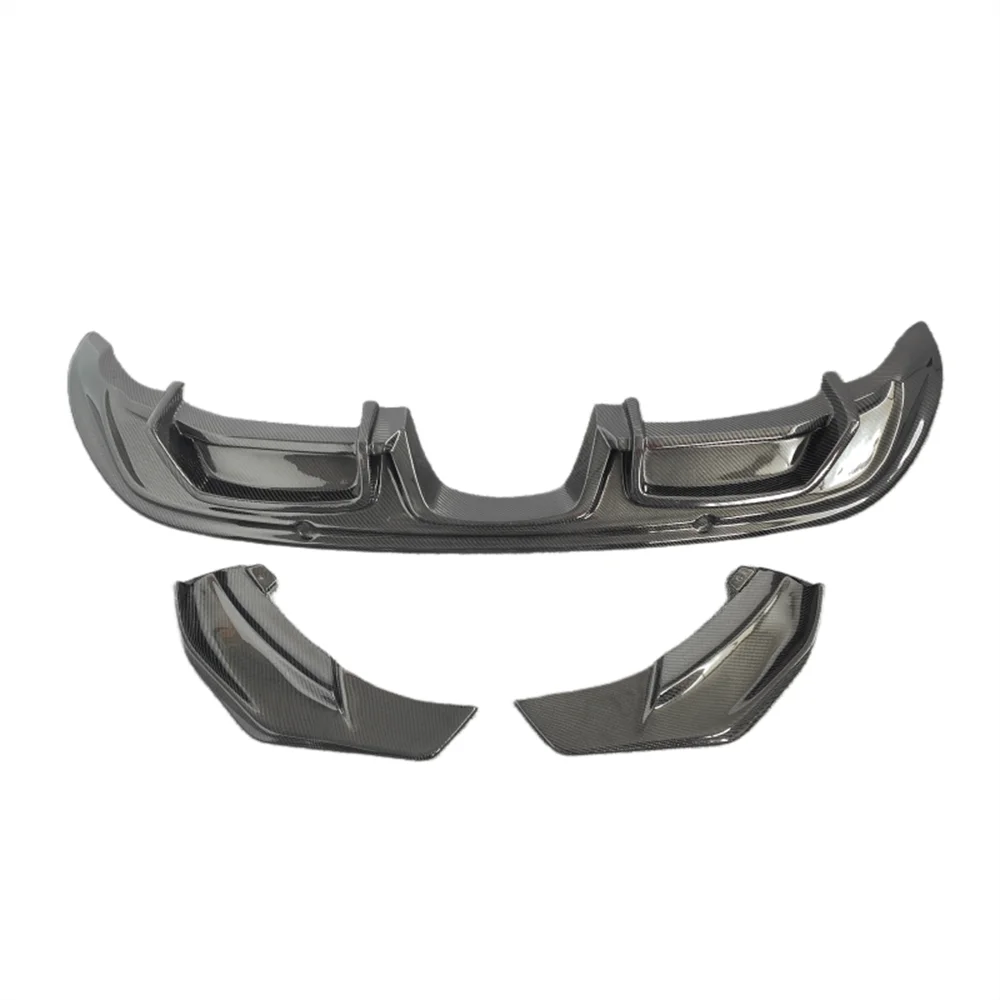 

True Carbon Fiber A-style Rear Lip Diffuser Body Kit for PorscheS 718 Cayman Boxster