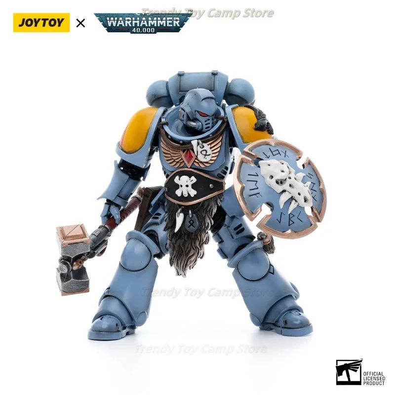 【متوفر】JOYTOY 1/18 عمل الشكل Warhammer 40K الفضاء الذئاب مخلب حزمة Sigyrr Stoneshield شخصيات كرتونية اللعب جمع نموذج