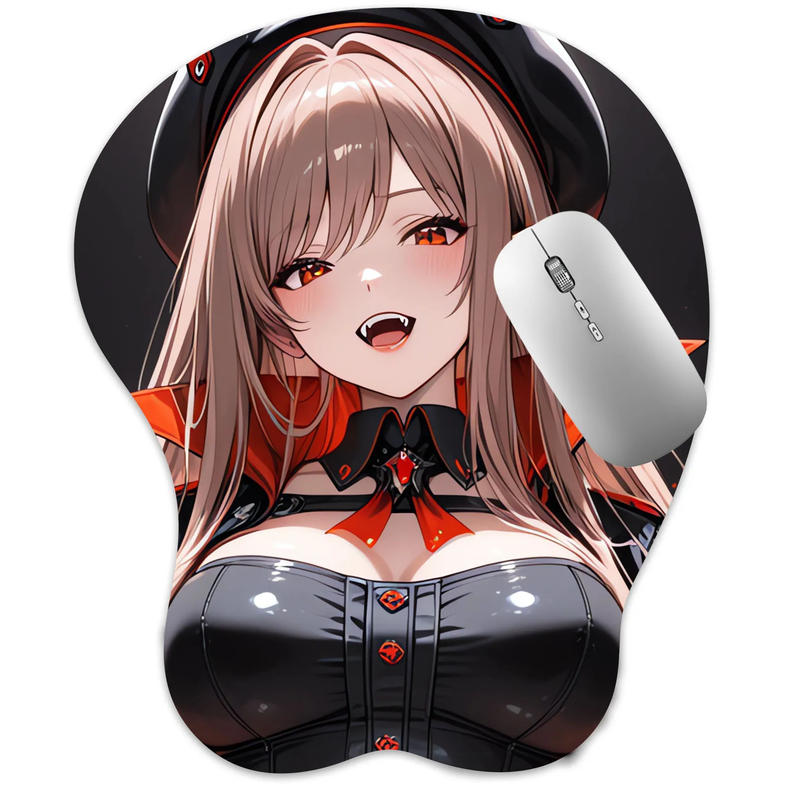 

3D Mouse Pad ( Rapi ) Oppai Mousepad Anime Manga Boobpad Breast Gaming Wrist Rest Mouse Mat