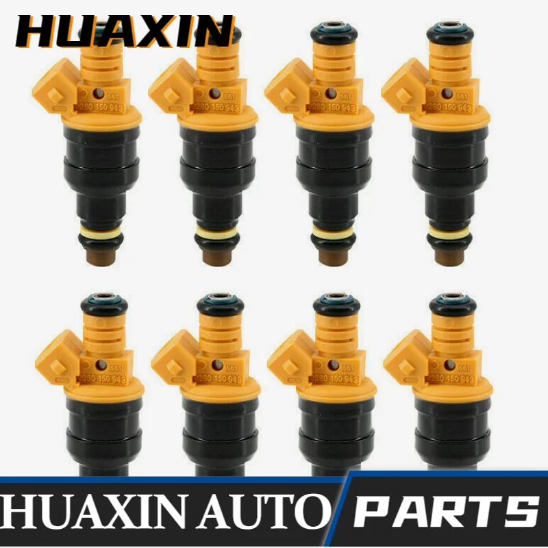 4/8PCS Fuel Injectors 0280150943 0280150939 0280150909 for Fo-rd 4.6 5.0 5.4 5.8 F-Series E-Series Bronco Lin-coln and Mer-cury